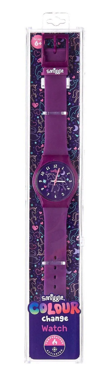 Smiggle Colour-Changing Kids’ Watch – Purple Hue 1