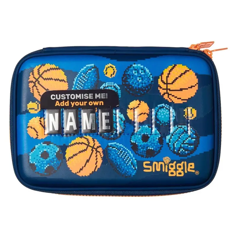 Smiggle Craze Id Hardtop Pencil Case – Navy Blue 1