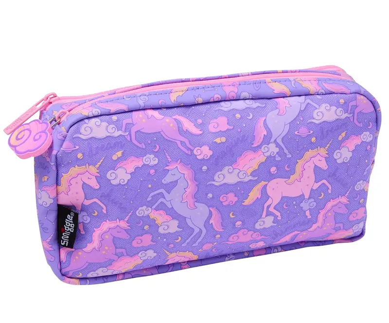 Smiggle Eclipse Pocket Character Pencil Case – Elegant Lilac 1