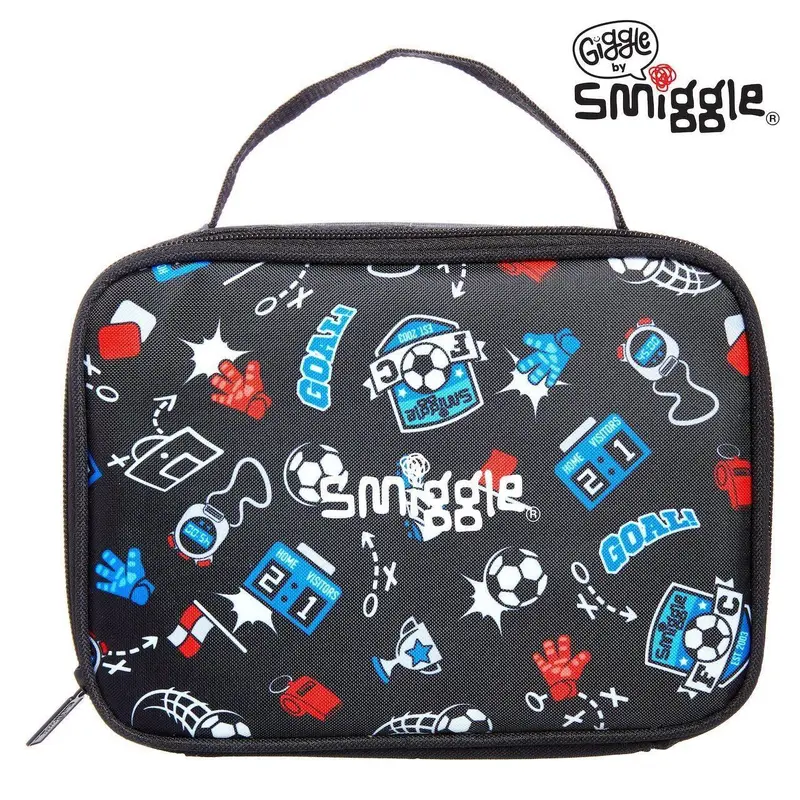 Smiggle Giggle Lunchbox – Sleek Black Design 1