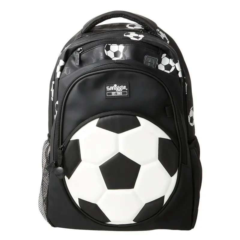 Smiggle Goal Classic Black Backpack For School Or Travel 1