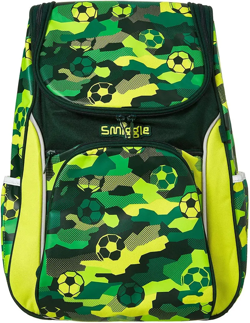 Smiggle Seek Reflective School Backpack – 45Cm, Green 1