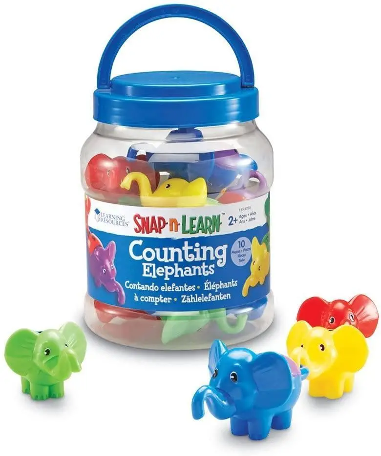 Snap 'N' Learn Elephants Counting & Matching Educational Toy 1
