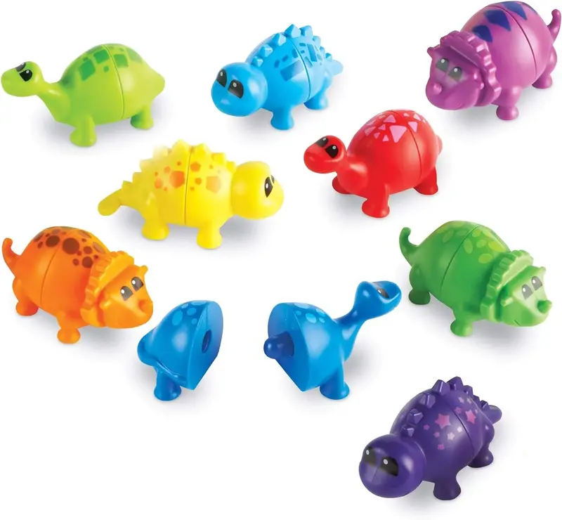 Snap-N-Learn Matching Dinosaurs For Fine Motor Practice 1