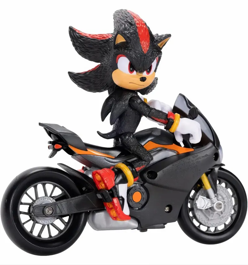 Sonic 3 Movie Collectible Figure With Motorcycle – 13 Cm 1