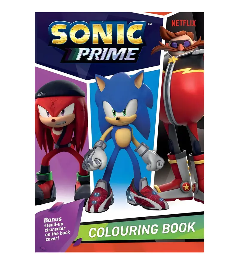 Sonic The Hedgehog Colouring Book – 48 Illustrated Pages 1