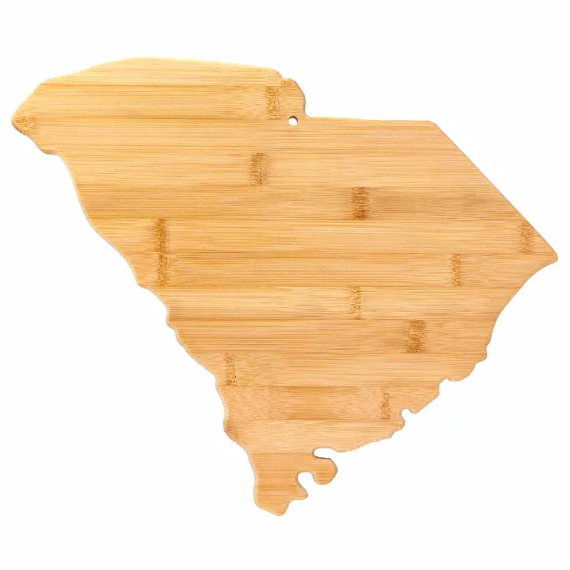 South Carolina Wide-Cut Cutting Board – 14" X 11" Solid Hardwood Surface 1