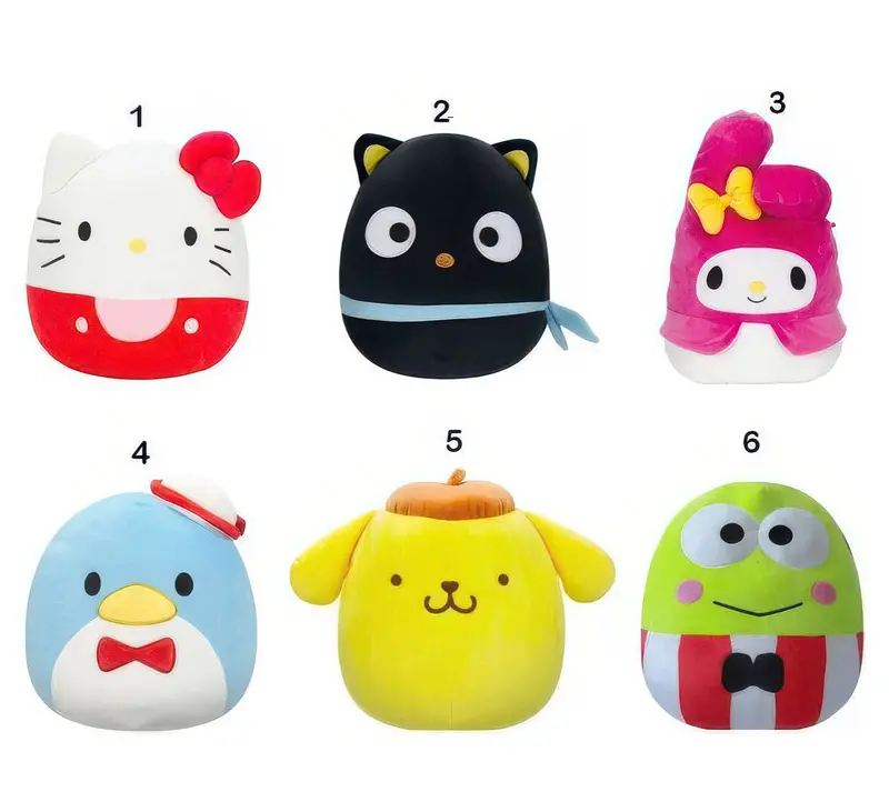 Squishmallows X Sanrio Plush Collection – 20 Cm Assortment 1