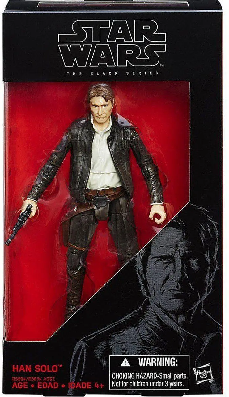 Star Wars Black Series Han Solo Action Figure – The Force Awakens Edition 1