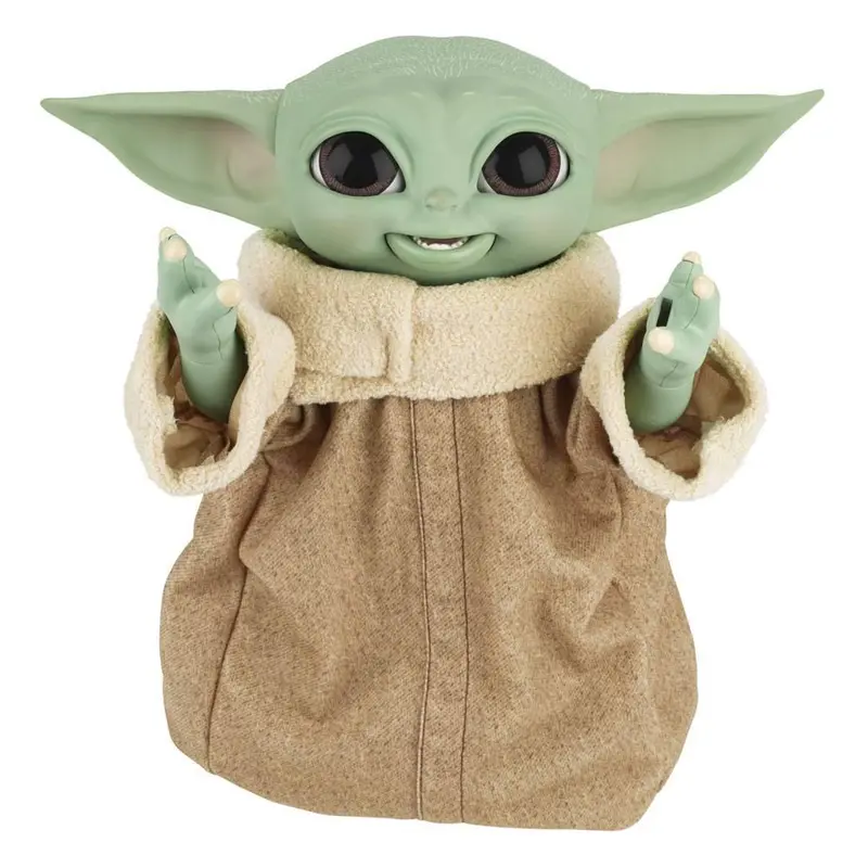 Star Wars The Mandalorian Grogu Snackin’ Plush – 23Cm 1