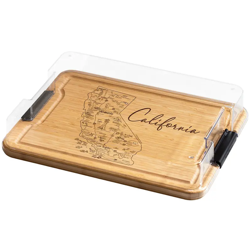 State-Specific Flip, Serve & Store™ Charcuterie Board With Locking Lid 4