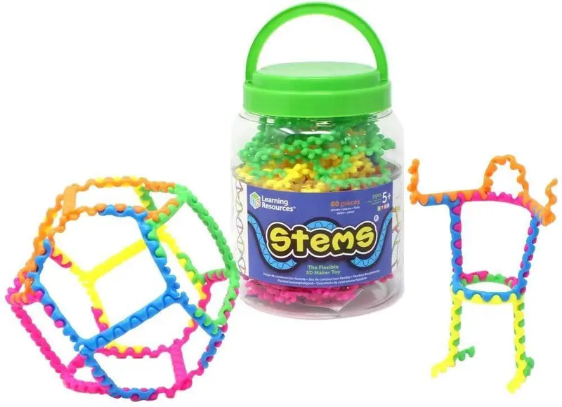 Stems Building Set – 60-Piece Learning Resources Engineering Construction Kit 1