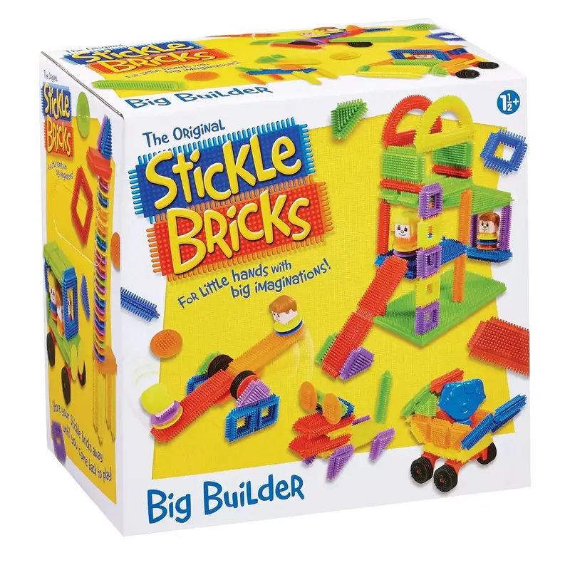 Stickle Bricks Big Builder Set – 125-Piece Construction Kit 1