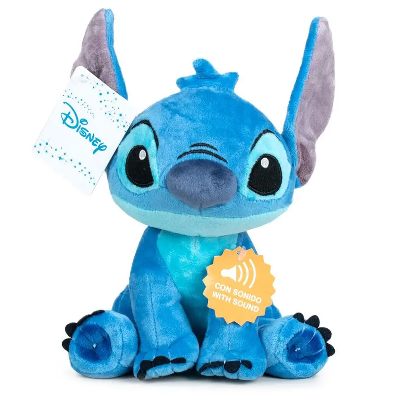 Stitch Soft Plush With Sound Effects – 30Cm Disney Lilo & Stitch Toy 1