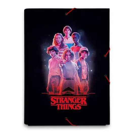 Stranger Things Premium Flap Folder – Retro-Themed A5 School Organizer 1