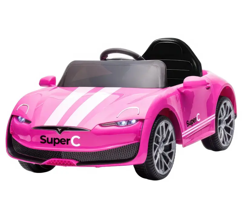 Super-C Pink 12V Kids Electric Ride-On Car 1