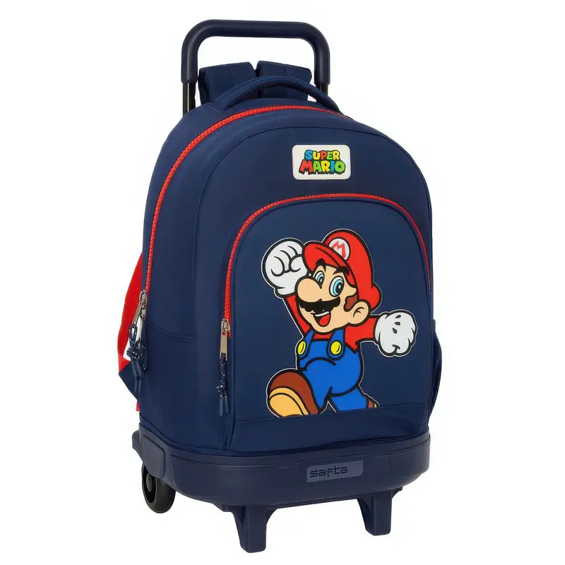 Super Mario Bros. Compact Carry-On Trolley – 45 Cm Travel Luggage With Wheels 1