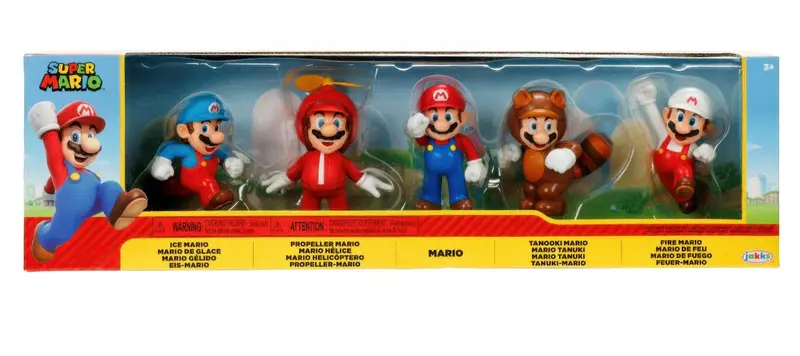 Super Mario Bros. Mini Figure Pack – 5-Piece Blister Set (6 Cm) 1