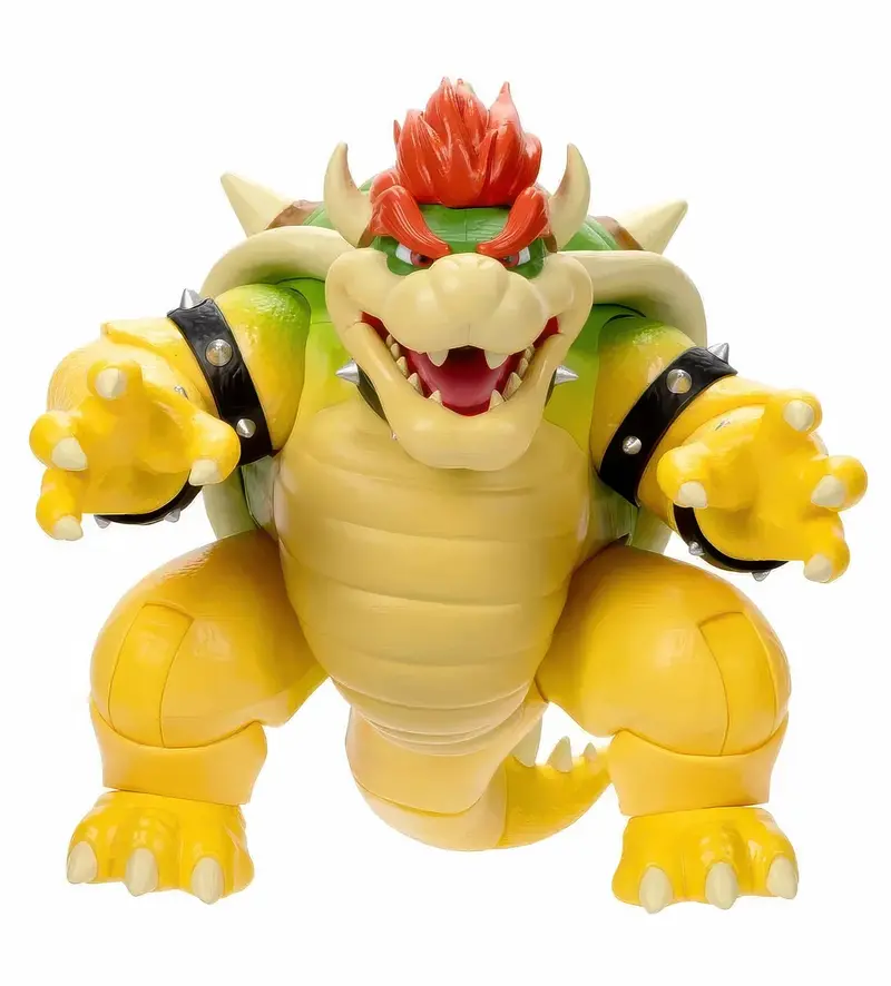 Super Mario Bros. Movie Bowser Action Figure – Fire-Breathing 17.5 Cm Toy 1