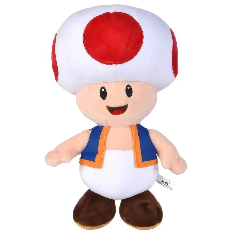 Super Mario Bros Toad Plush – 40Cm Friendly Mushroom Kingdom Character 1