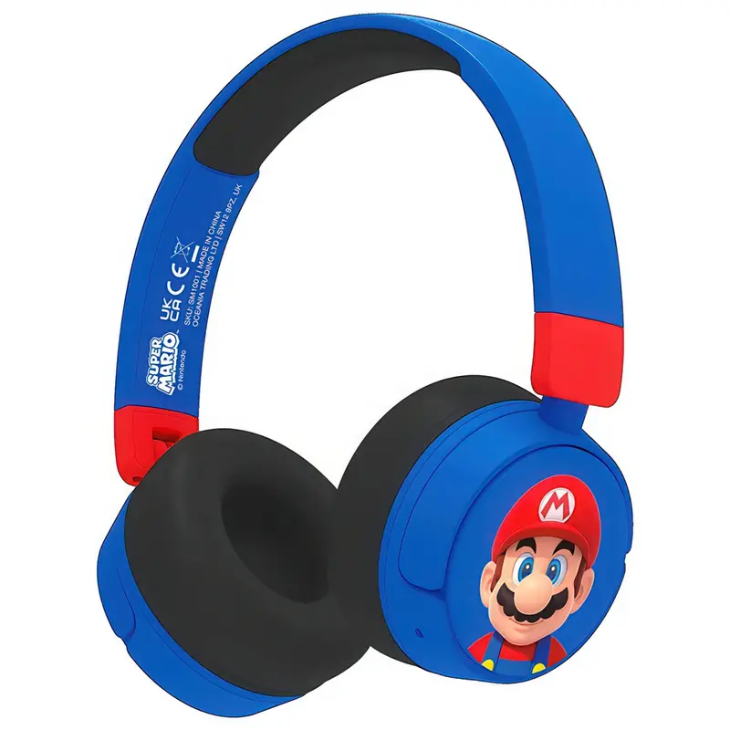 Super Mario Bros Wireless Headphones For Children 1
