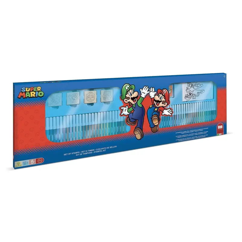 Super Mario-Themed 60-Marker Art Playset 1