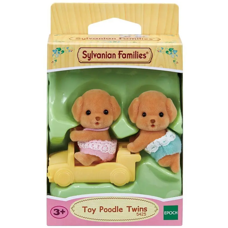 Sylvanian Families Toy Poodle Twins Figure Set 1