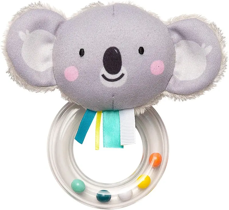 Taf Toys Kimmy Koala Infant Rattle – Plush-Like Teether With Crinkle Texture 1
