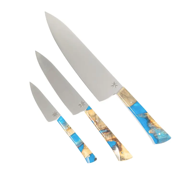 Tahoe Bliss Sous Chef Knife Set – Balanced Professional Kit 1