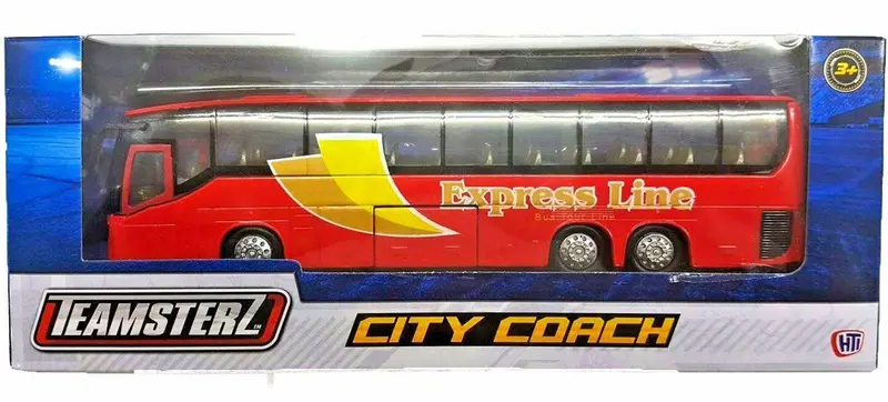 Teamsters Diecast City Express Coach Model Vehicle 1
