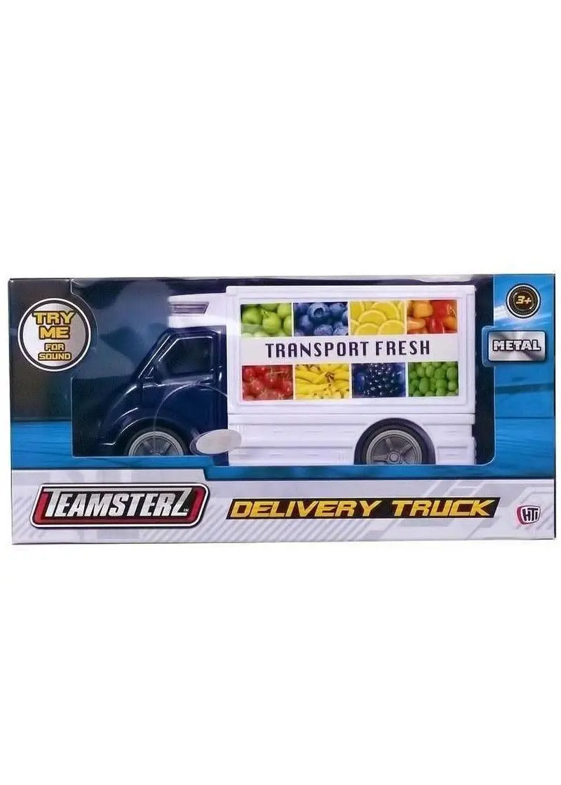Teamsterz Die-Cast Delivery Truck Featuring Realistic Sound Effects 1