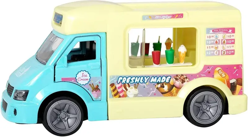 Teamsterz Die-Cast Ice Cream Van With Lights And Sounds 1