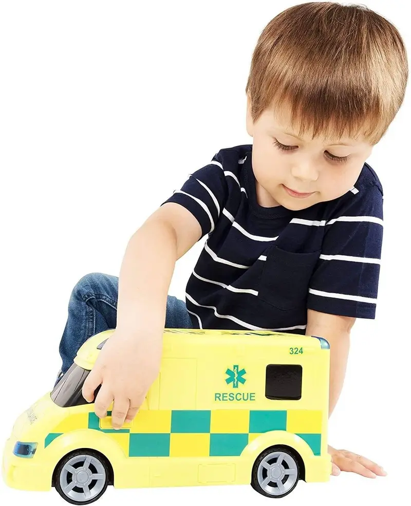 Teamsterz Light & Sound Ambulance – Interactive Emergency Vehicle Toy 1