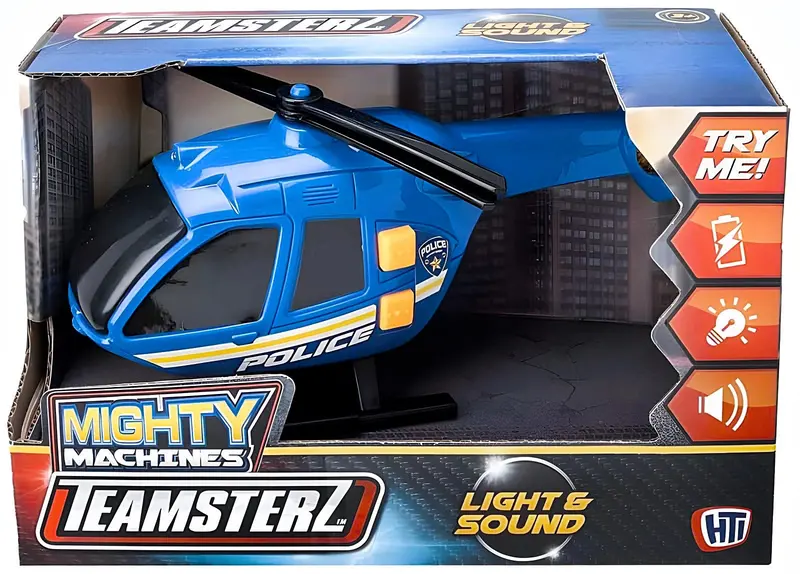 Teamsterz Light & Sound Rescue Helicopter Toy 1