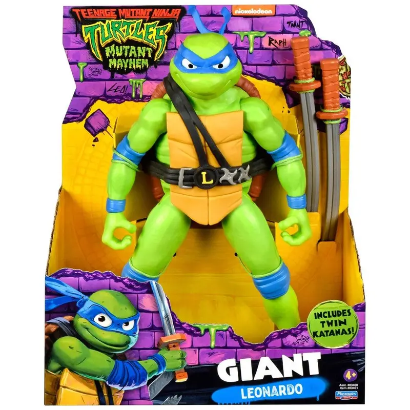 Teenage Mutant Ninja Turtles Mutant Mayhem Giant Leonardo Figure – 30Cm Collectible Scale Model 1