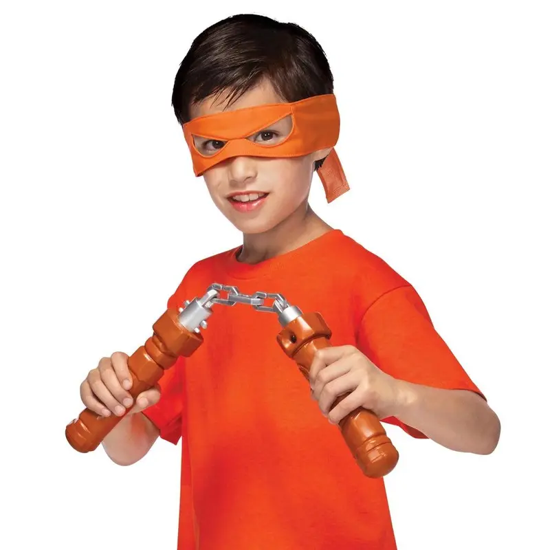 Teenage Mutant Ninja Turtles Mutant Mayhem Michelangelo’S Nunchaku – Flexible Play Accessory 1