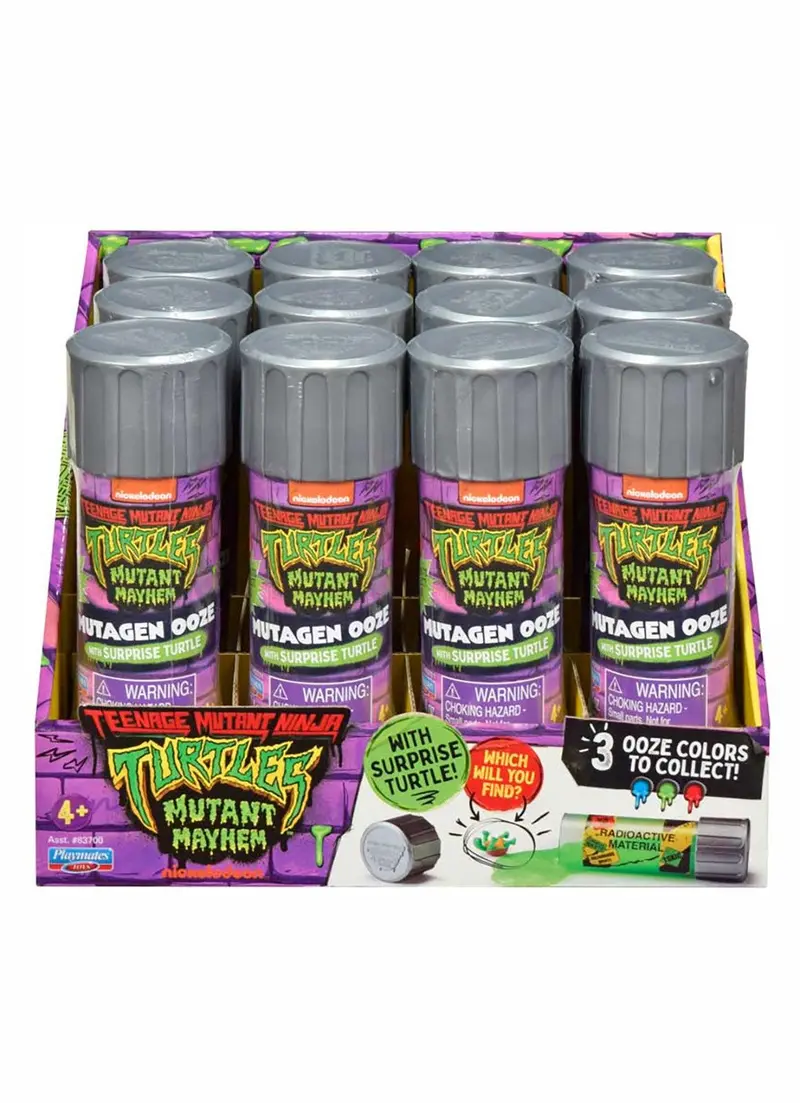 Teenage Mutant Ninja Turtles Mutant Mayhem Mutagen Ooze Canister – Glow-In-The-Dark Play Prop 1
