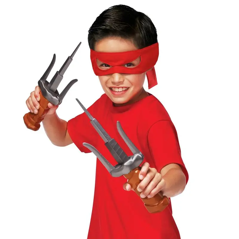 Teenage Mutant Ninja Turtles Mutant Mayhem Raphael’S Transforming Sais – Articulated Weapon Toy 1