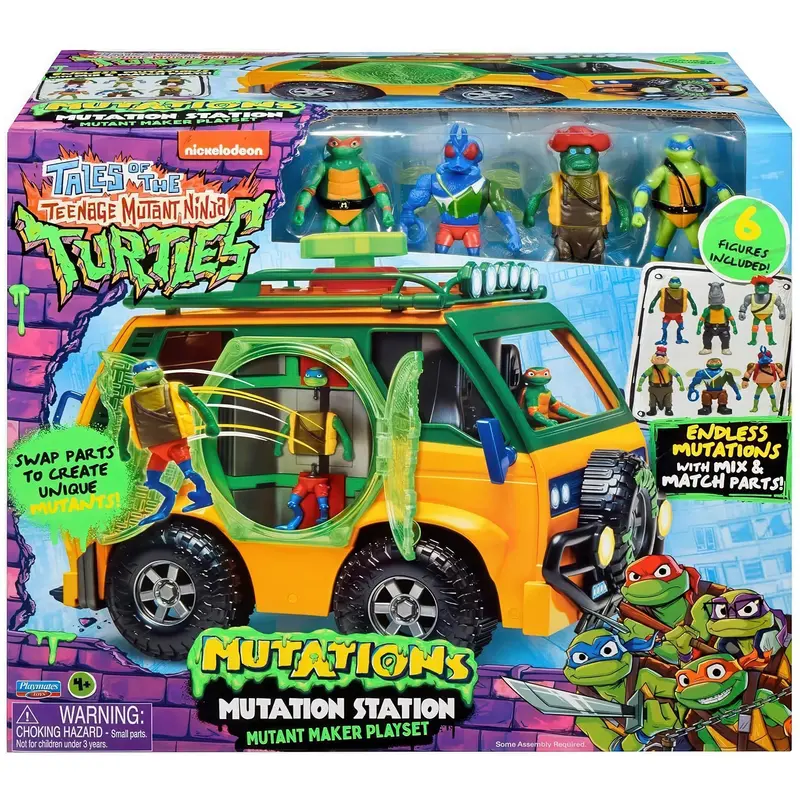 Teenage Mutant Ninja Turtles Mutation Station Van Playset 1