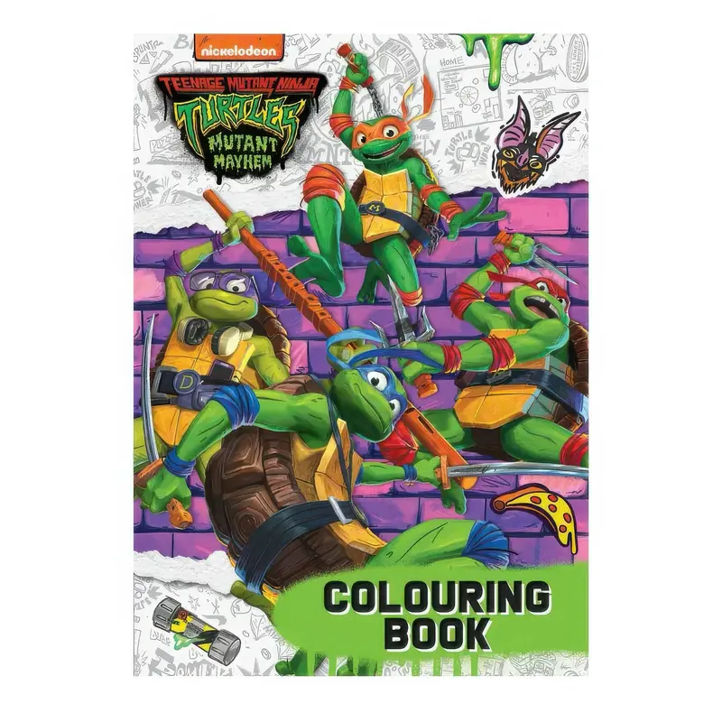 Teenage Mutant Ninja Turtles Themed Colouring Book 1