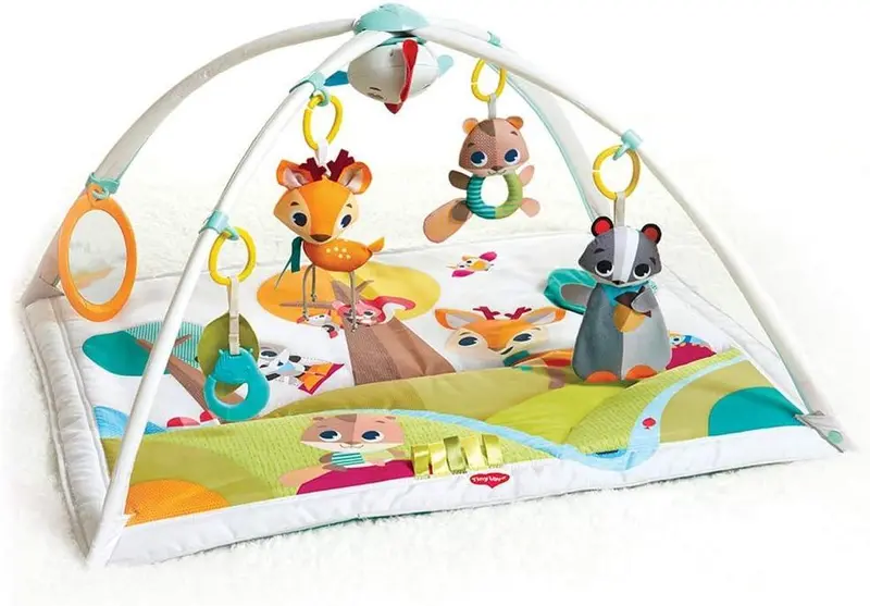Tiny Love Deluxe Gymini Forest Musical Play Mat – Baby Activity Gym 1