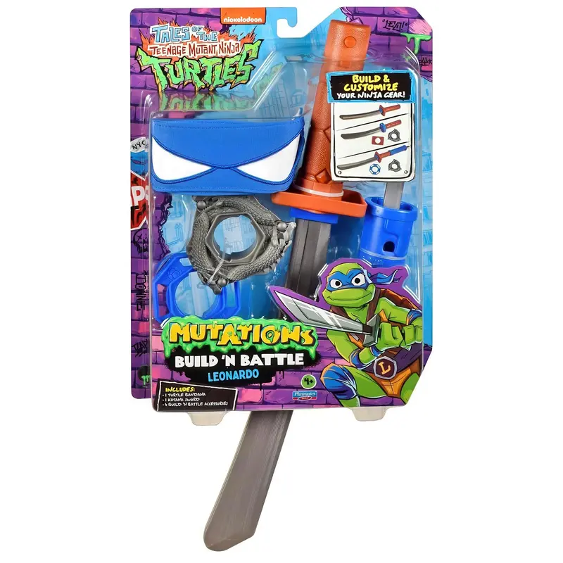 Tmnt Mutation Build 'N Battle – Leonardo’S Weapon Collection 1