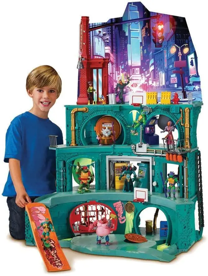 Tmnt Rise Of The Teenage Mutant Ninja Turtles Epic Sewer Lair Playset 1
