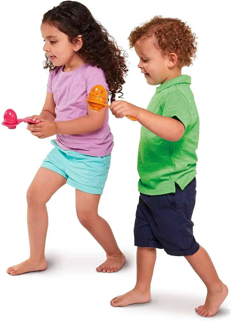 Tomy Toomies Egg And Spoon Set With Hide-And-Squeak Fun 1