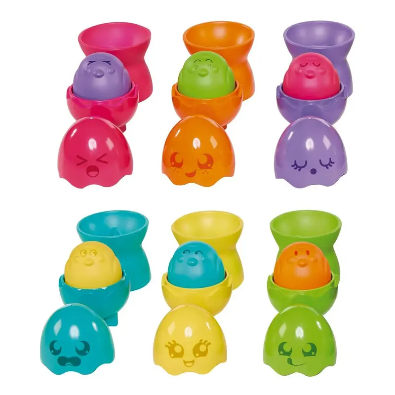 Tomy Toomies Hide & Squeak Egg Stackers Bath Toy 1
