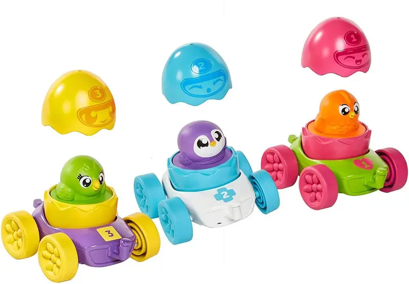 Tomy Toomies Hide & Squeak Racers – Assorted Vehicle Toys For Bath Or Play 1