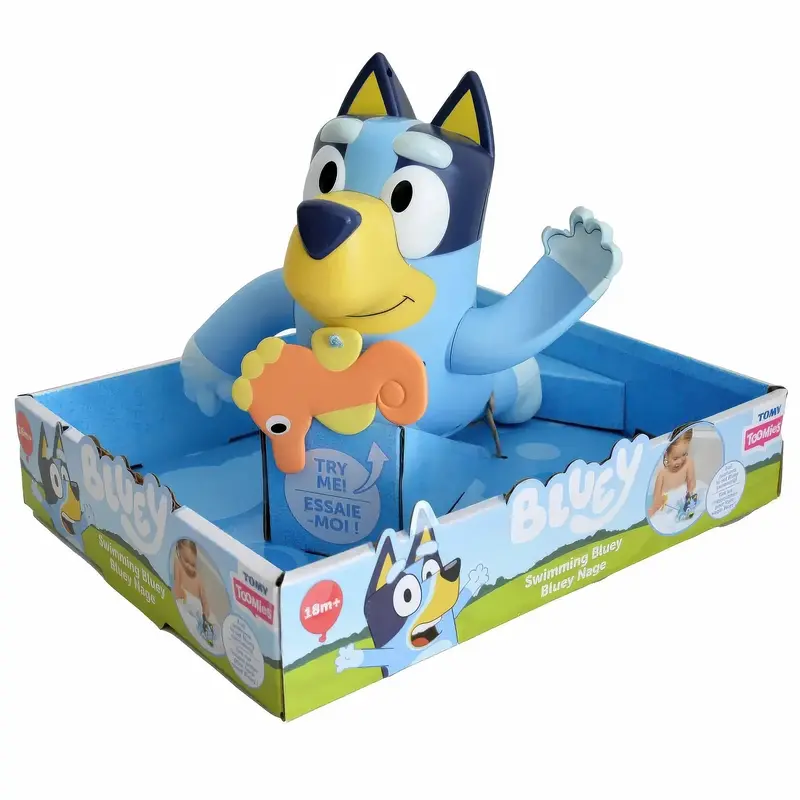 Toomies Bluey Swimming Bath Toy – Includes Animated Seahorse For Bathtime Fun 1
