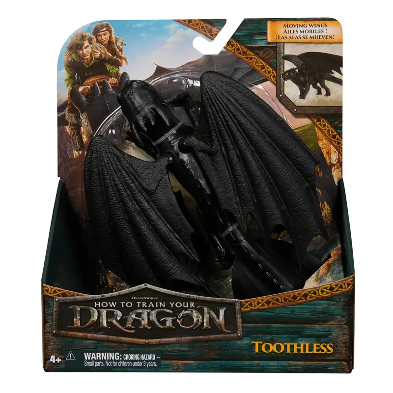 Toothless Action Figure – 9-Inch How To Train Your Dragon Replica 1
