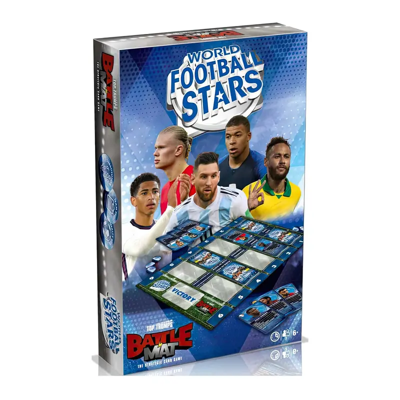 Top Trumps World Football Stars Battle Mat For Competitive Play 1