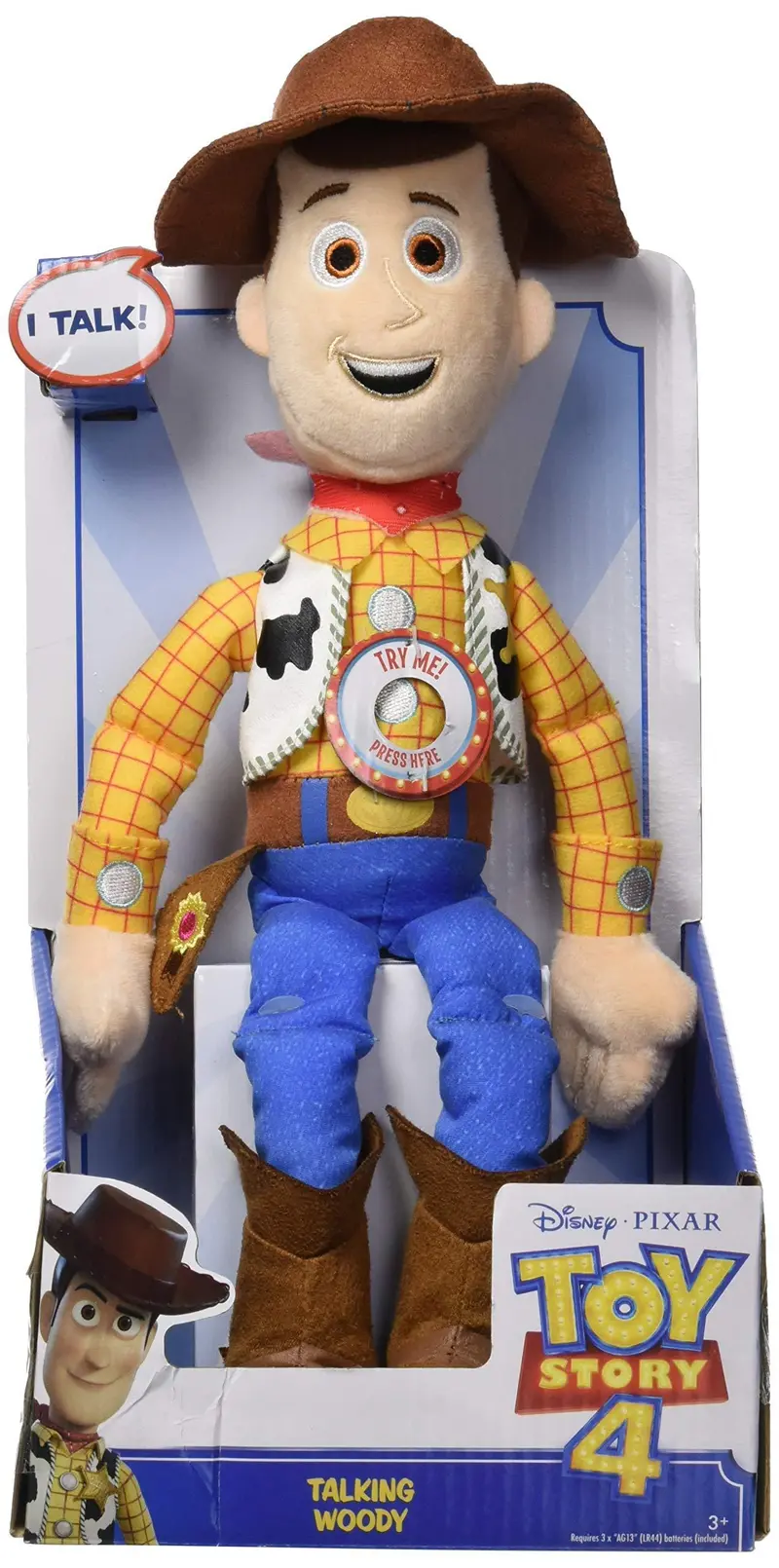 Toy Story 4 Woody Talking Plush – 33 Cm Animated Figure 1